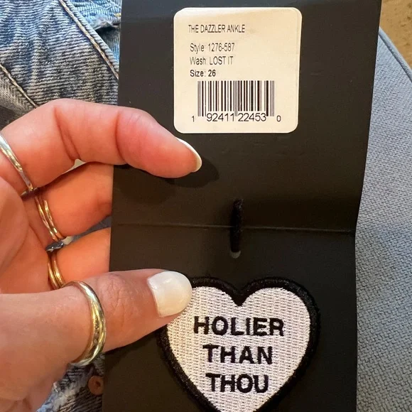 Mother Jeans | NWT dazzler superior ankle straight crop - Picture 10 of 11